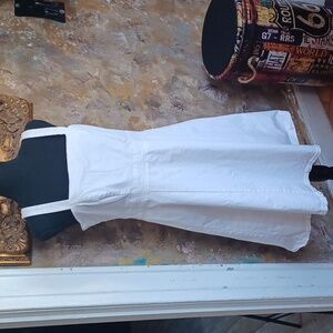 Merona White Denim dress, size 12